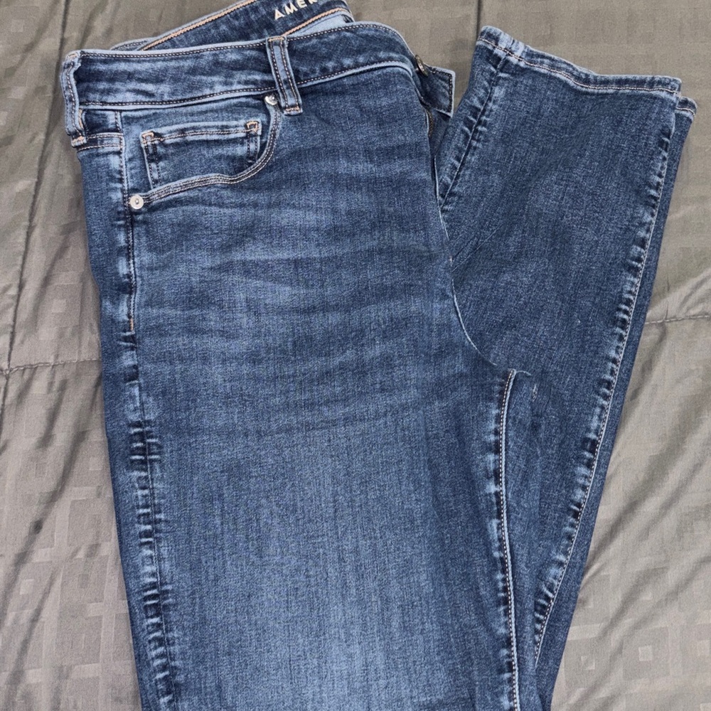 American Eagle Outfitters Dark Blue Skinny Jeans
